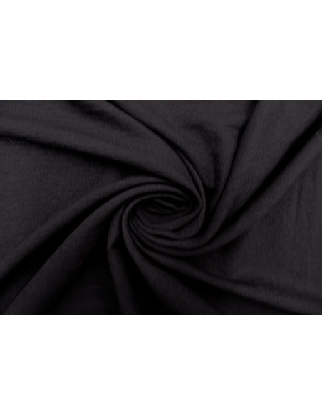 Tissu Voile Polyester Vitaly Noir -Au mètre