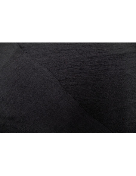 Tissu Voile Polyester Vitaly Noir -Au mètre