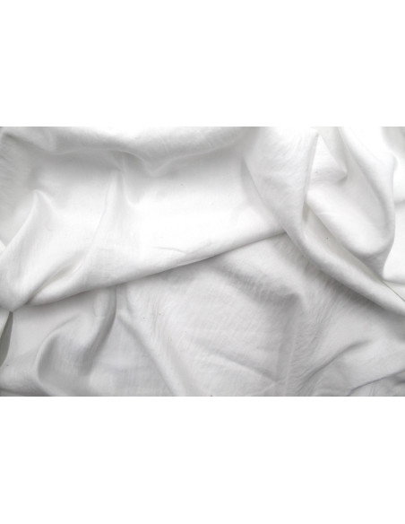 Tissu Voile Polyester Vitaly Blanc cassé -Au mètre