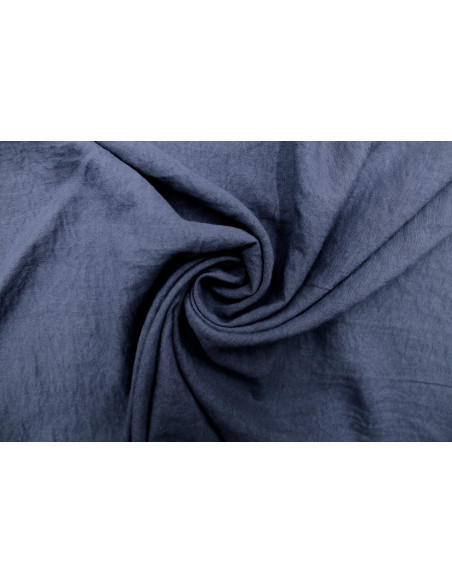 Tissu Voile Polyester Vitaly Indigo -Au mètre