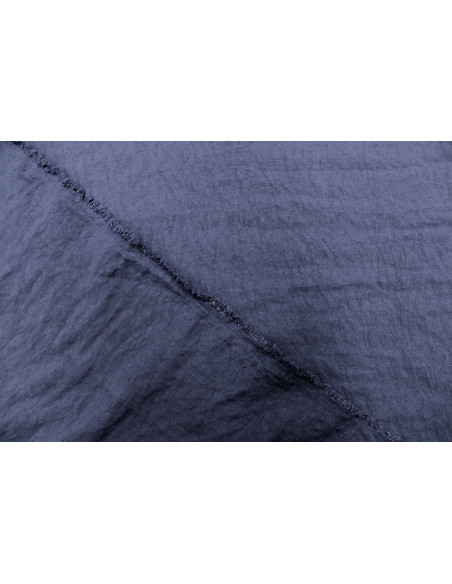 Tissu Voile Polyester Vitaly Indigo -Au mètre