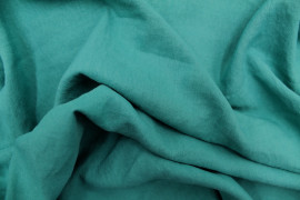 Tissu Voile Polyester Vitaly Vert Turquoise -Au mètre