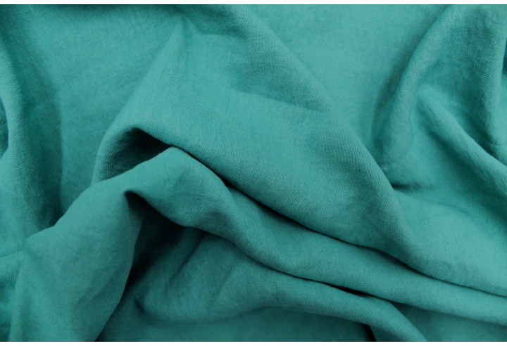 Tissu Voile Polyester Vitaly Vert Turquoise -Au mètre