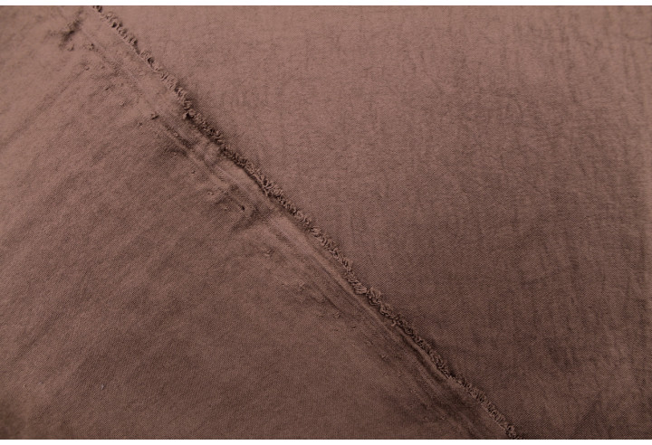 Tissu Voile Polyester Vitaly Marron clair -Au mètre