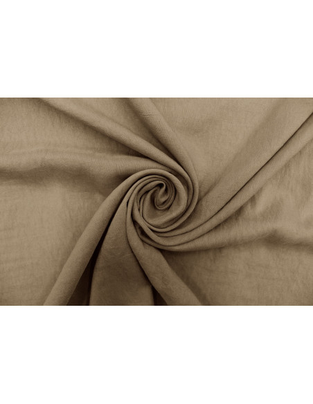 Tissu Voile Polyester Vitaly Fauve -Au mètre