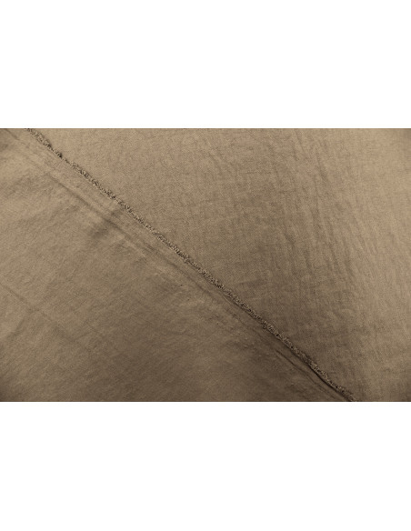 Tissu Voile Polyester Vitaly Fauve -Au mètre