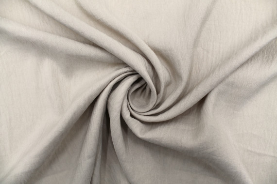 Tissu Voile Polyester Vitaly Beige -Au mètre