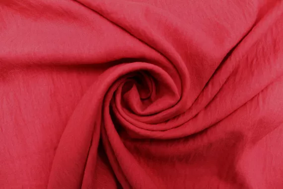 Tissu Voile Polyester Vitaly Rouge -Au mètre