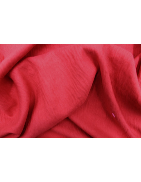 Tissu Voile Polyester Vitaly Rouge -Au mètre
