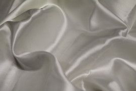 Tissu Satin Polyester Ecru Coupon de 3 mètres