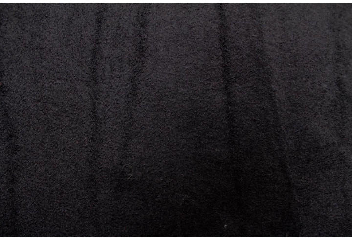 Tissu Drap de Laine Chiné Noir -Au Mètre
