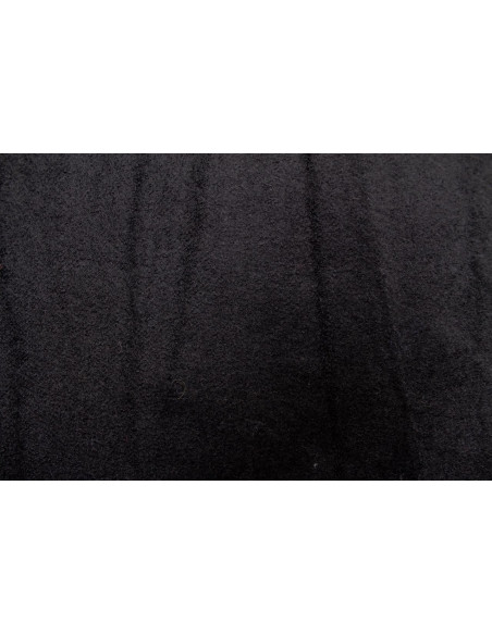 Tissu Drap de Laine Chiné Noir -Au Mètre