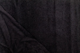 Tissu Drap de Laine Chiné Noir -Au Mètre