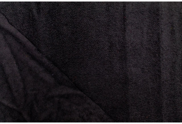 Tissu Drap de Laine Chiné Noir -Au Mètre