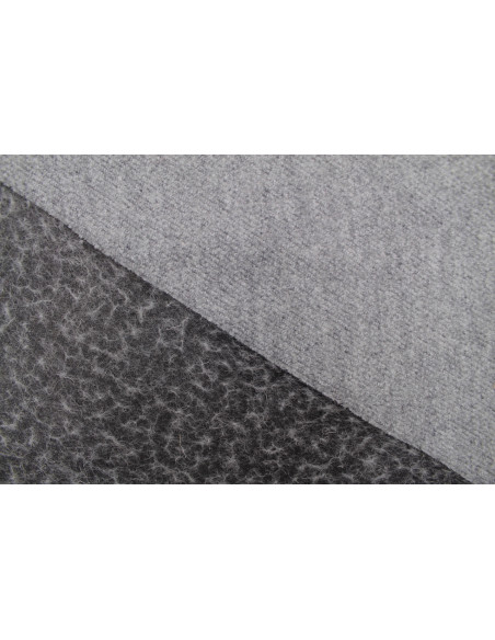 Tissu Drap de Laine Chiné Gris -Au Mètre