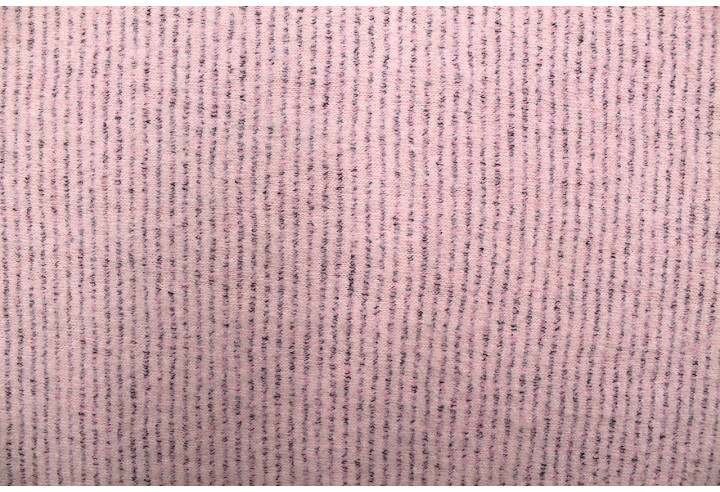 Tissu Drap de Laine Rayé Rose clair -Au Mètre