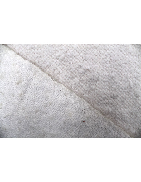 Tissu Laine Bouclette Mastic -Au Mètre