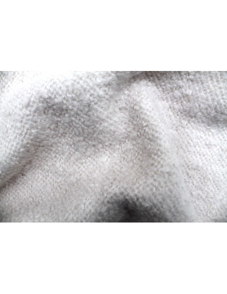 Tissu Laine Bouclette Mastic -Au Mètre