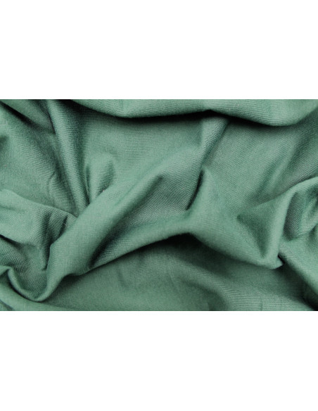 Tissu Molleton Polyviscose Vert -Au Mètre