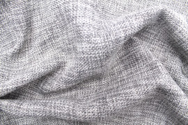 Tissu Lainage Tweed Uni Gris clair -Au Mètre