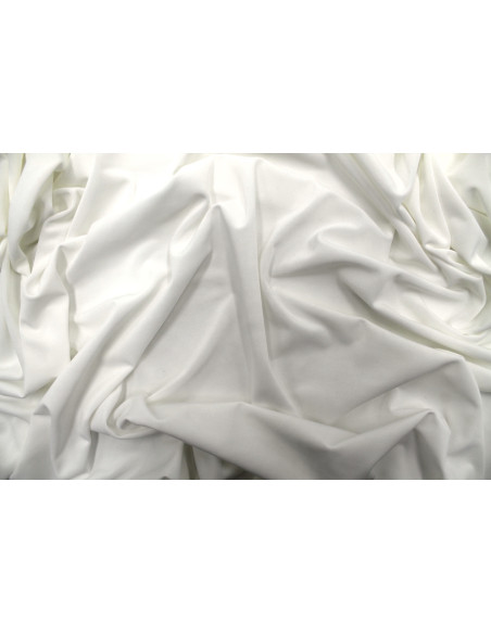 Tissu "Lycra" Venezia Blanc Cassé Au Mètre