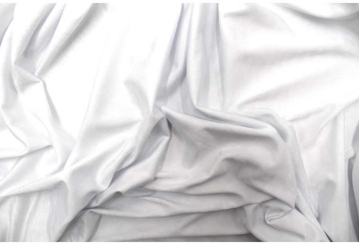 Lycra Mat Blanc 1,45m De Large – 40m De Tissu Qualité Grand Teint Pour Vêtements Et Déco