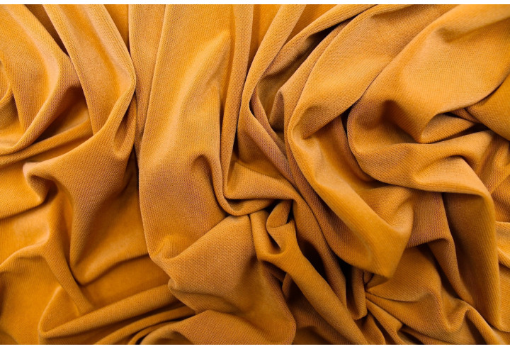 Tissu "Lycra" Pitch Safran -Au Mètre