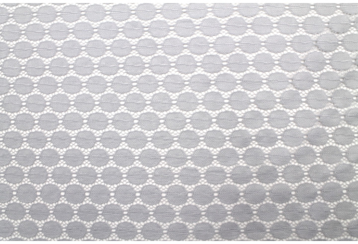 Tissu Dentelle Mimosas Gris clair -Au Mètre