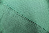Tissu Double Gaze Vert Jade -Au Mètre