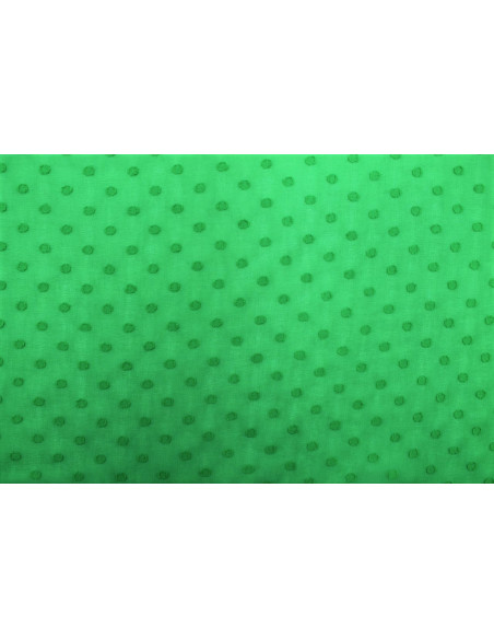 Tissu Mousseline Plumty Uni Vert -Au Mètre