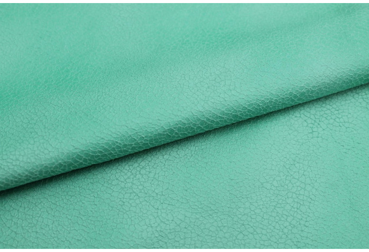 Tissu Suédine Laquée Serpent Aqua -Au Mètre