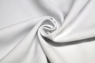 Tissu Burlington infroissable Uni Blanc -Au Mètre