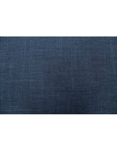Tissu Burlington infroissable Chiné Indigo -Au Mètre