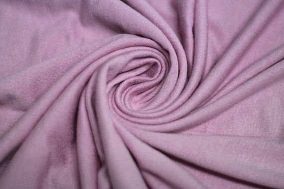 Tissu Jersey Viscose Rose Coupon de 3 mètres