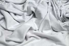 Tissu Jersey Viscose Blanc -Au Metre