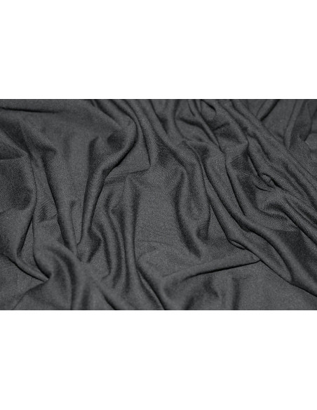 Tissu Jersey Viscose Noir -Au Metre
