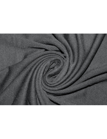 Tissu Jersey Viscose Noir -Au Metre