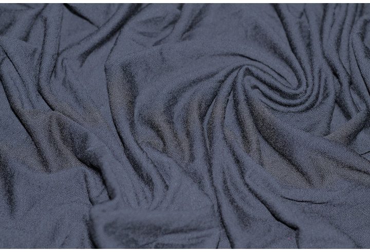 Tissu Jersey Viscose Marine -Au Metre