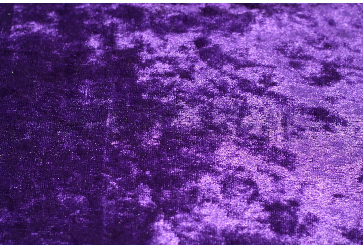 Tissu Panne de Velours Violet Coupon de 3 mètres