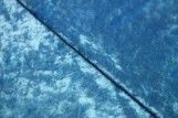 Tissu Panne de Velours Turquoise Coupon de 3 mètres