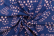 Tissu Viscose Polyamide Imprimé Flove Marine -Au Mètre