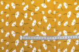Tissu Viscose Polyamide Imprimé Fleur Agathe Safran -Au Mètre