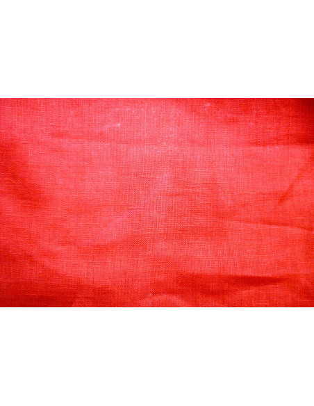 Tissu Lin Uni Corail 100% -Au Mètre