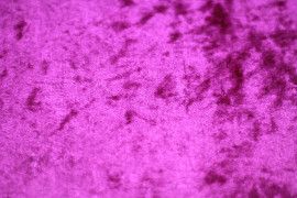 Tissu Panne de Velours Fuchsia -Au Mètre