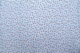 Tissu Viscose Imprimé Petites fleurs Bleu -Au Mètre