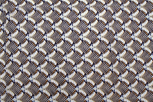 Tissu Popeline Coton Imprimé Japa Marine -Au Mètre 2