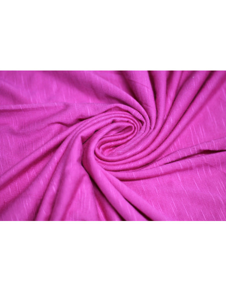 Tissu Jersey Flammé Fuchsia -Au Mètre