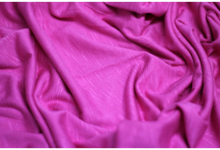 Tissu Jersey Flammé Fuchsia -Au Mètre
