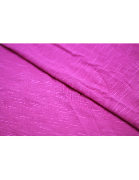 Tissu Jersey Flammé Fuchsia -Au Mètre