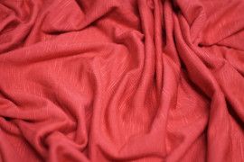Tissu Jersey Flamme Rouge -Au Metre